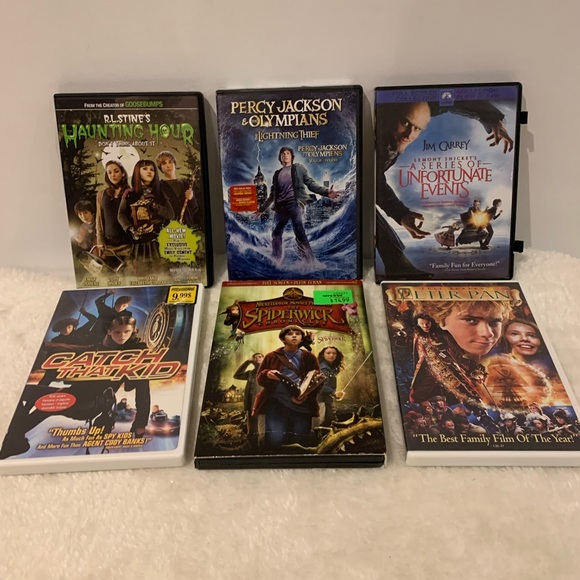 6 Classic Kids Action Movies - Picture 1 of 8